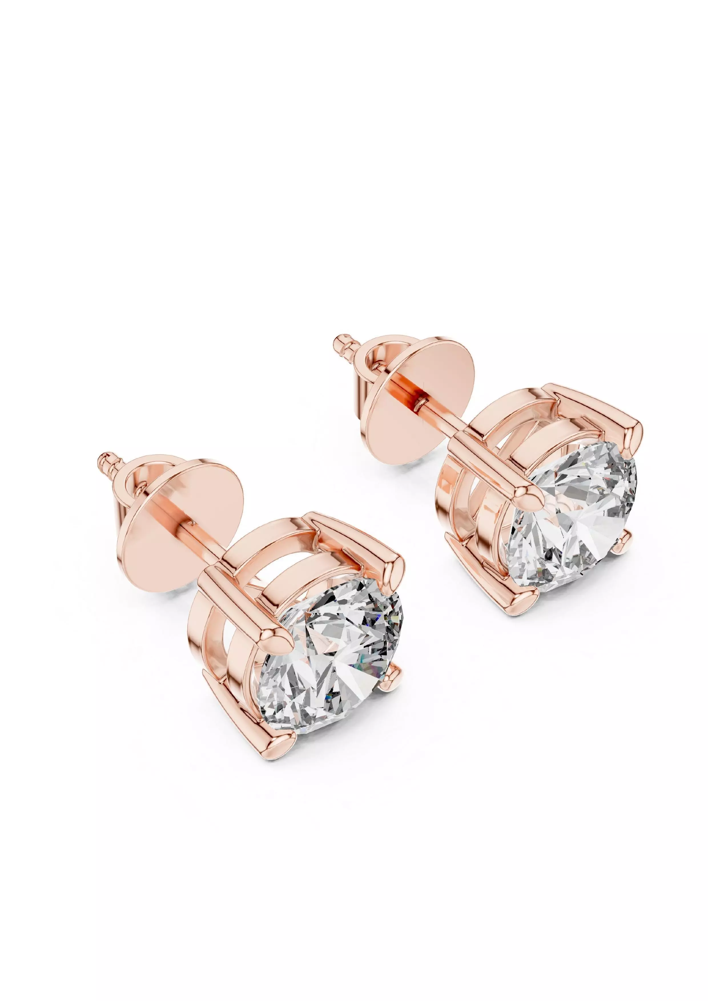 100 Solitaire Ring Earrings Pendant 3D print model_12