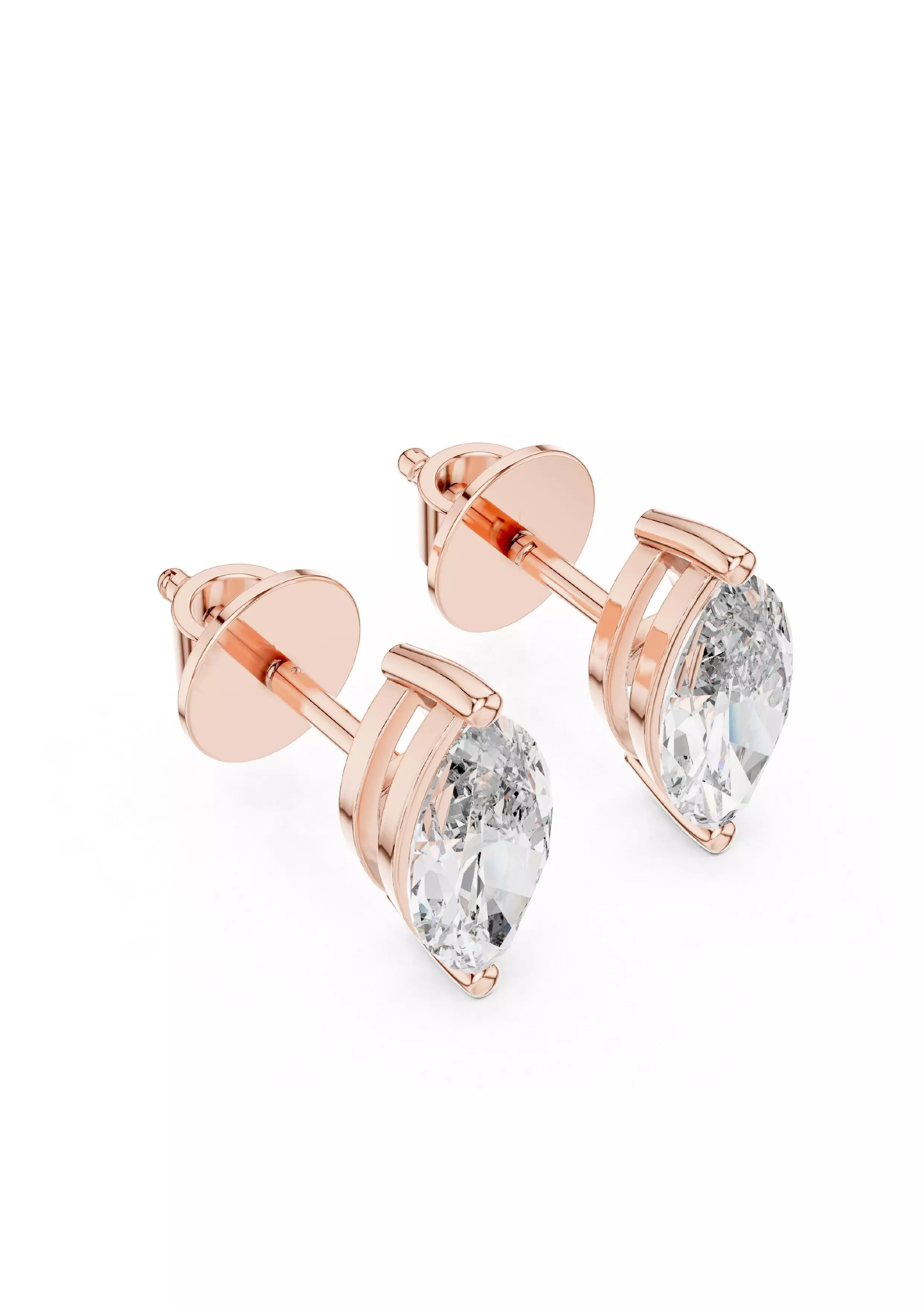 100 Solitaire Ring Earrings Pendant 3D print model_21