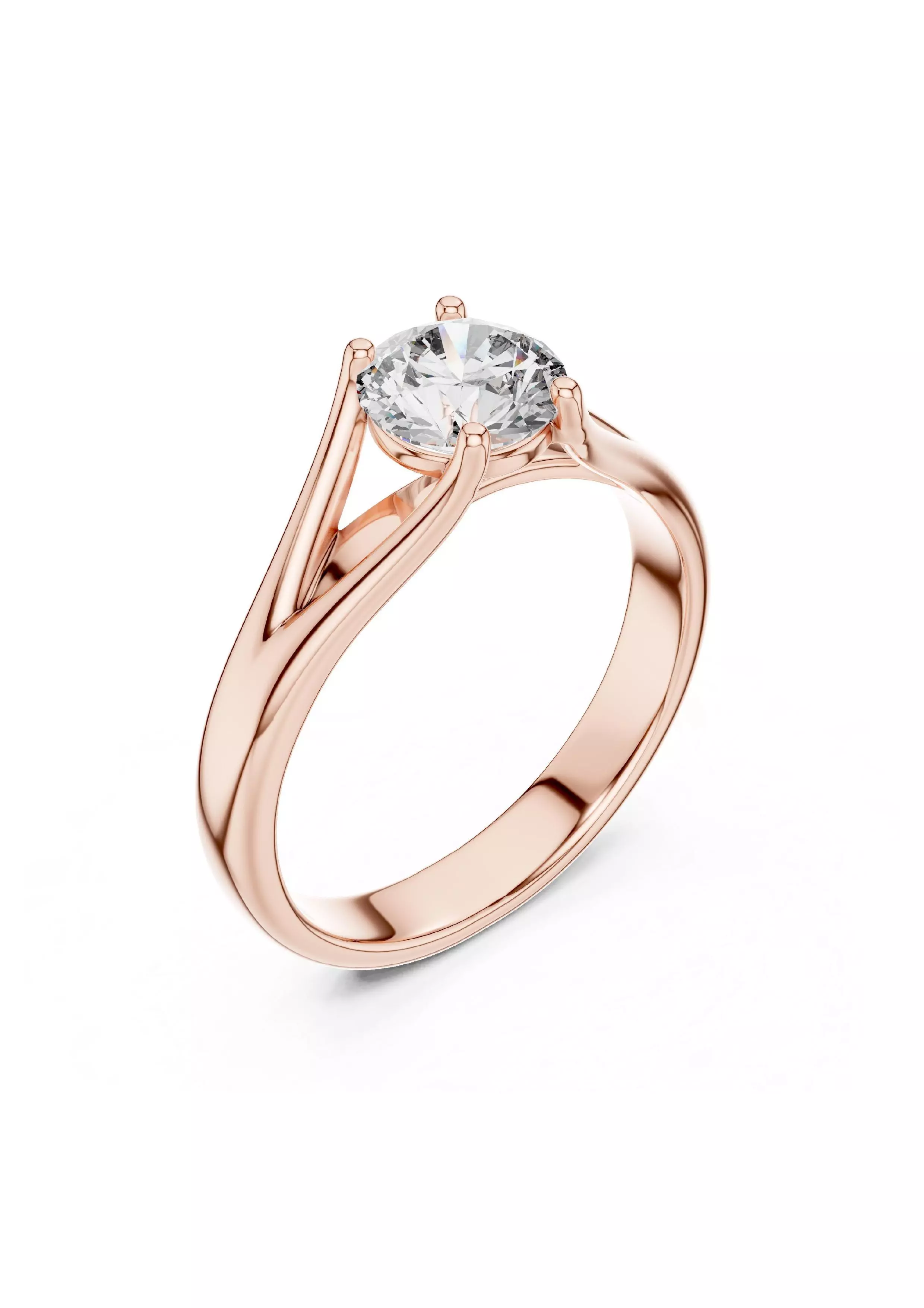 100 Solitaire Ring Earrings Pendant 3D print model_14