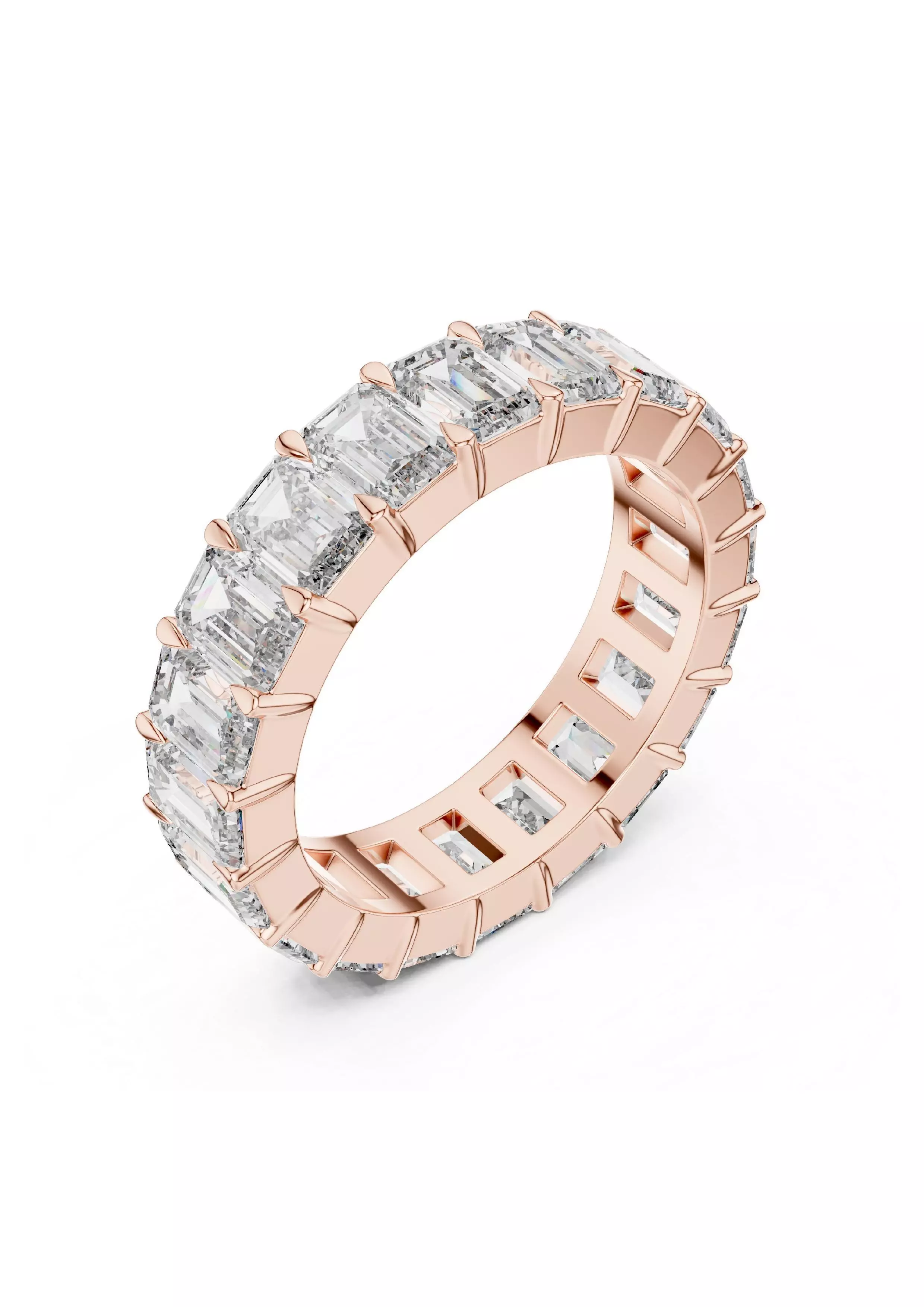 100 Solitaire Ring Earrings Pendant 3D print model_72
