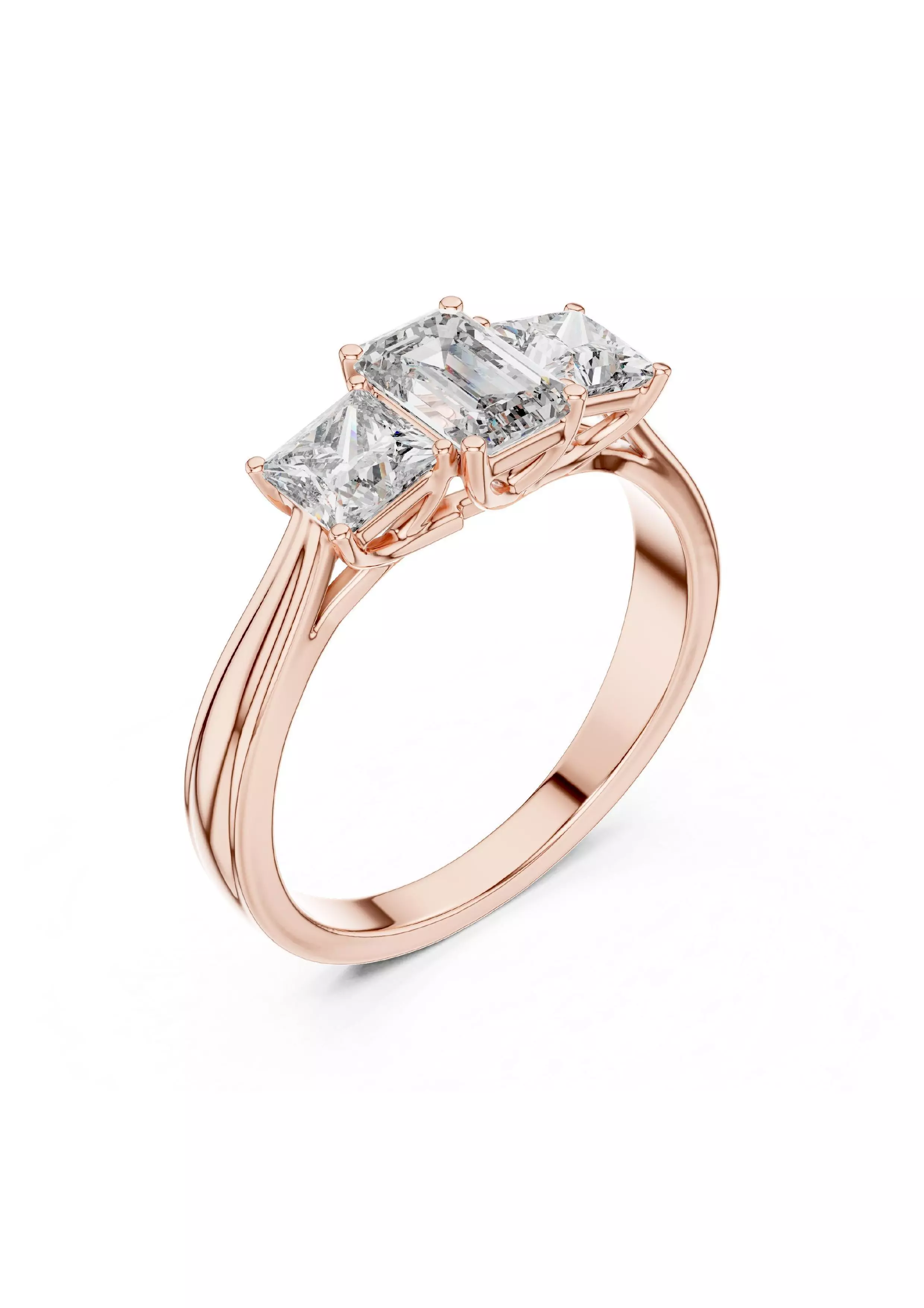 100 Solitaire Ring Earrings Pendant 3D print model_65