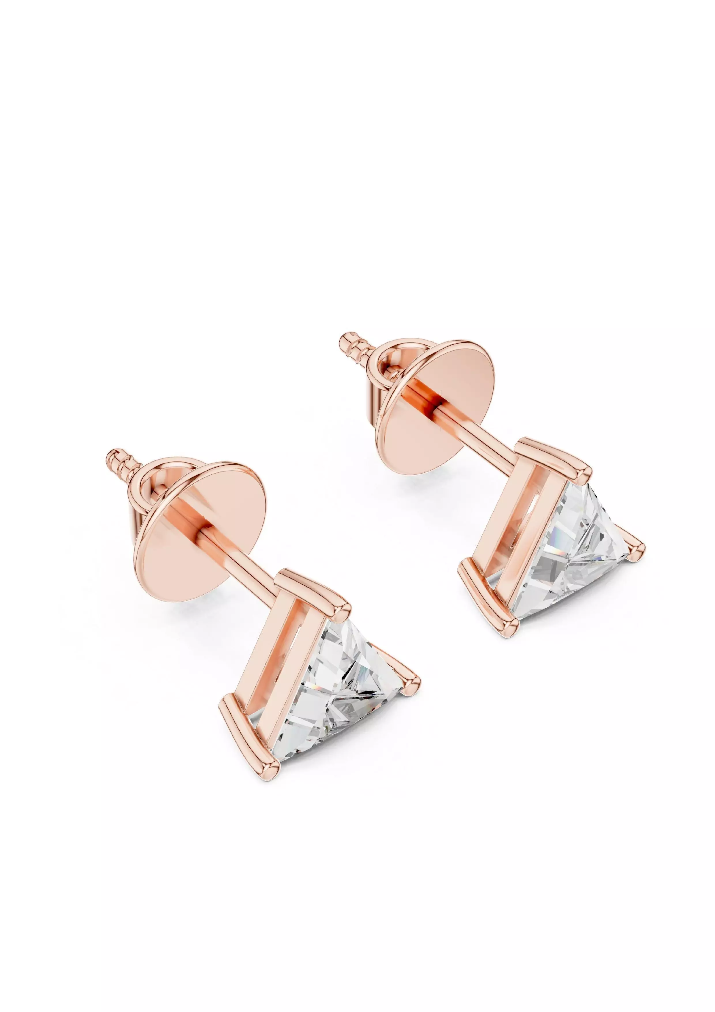 100 Solitaire Ring Earrings Pendant 3D print model_46