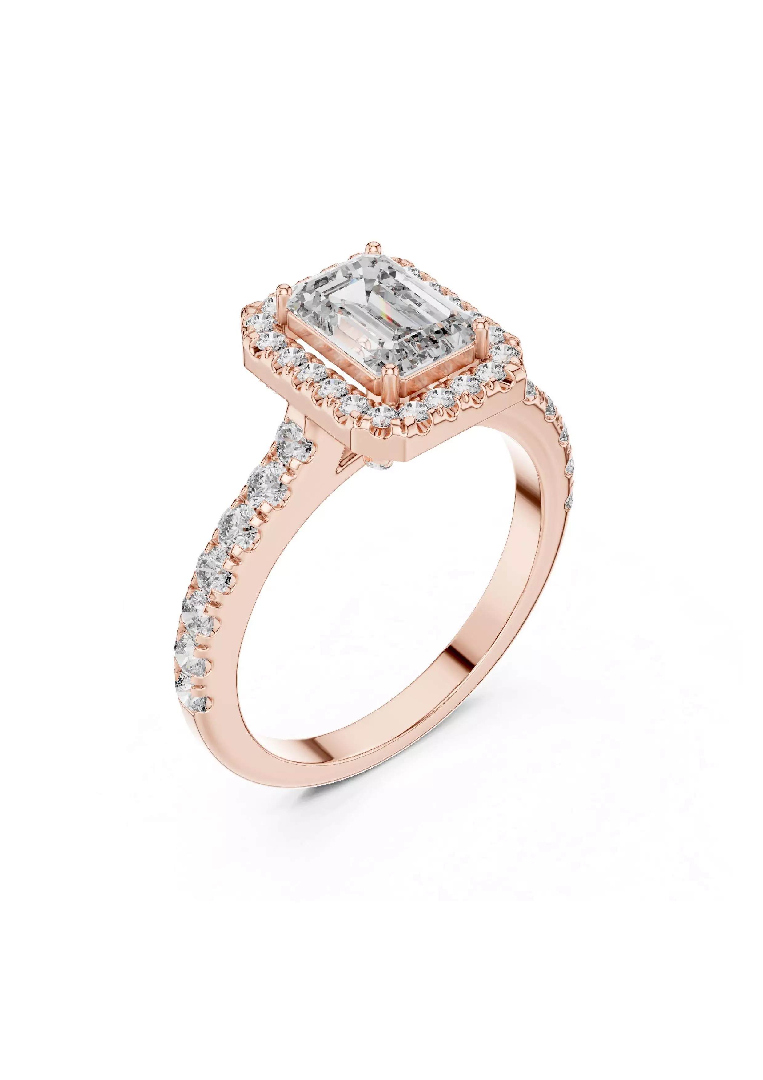 100 Solitaire Ring Earrings Pendant 3D print model_85