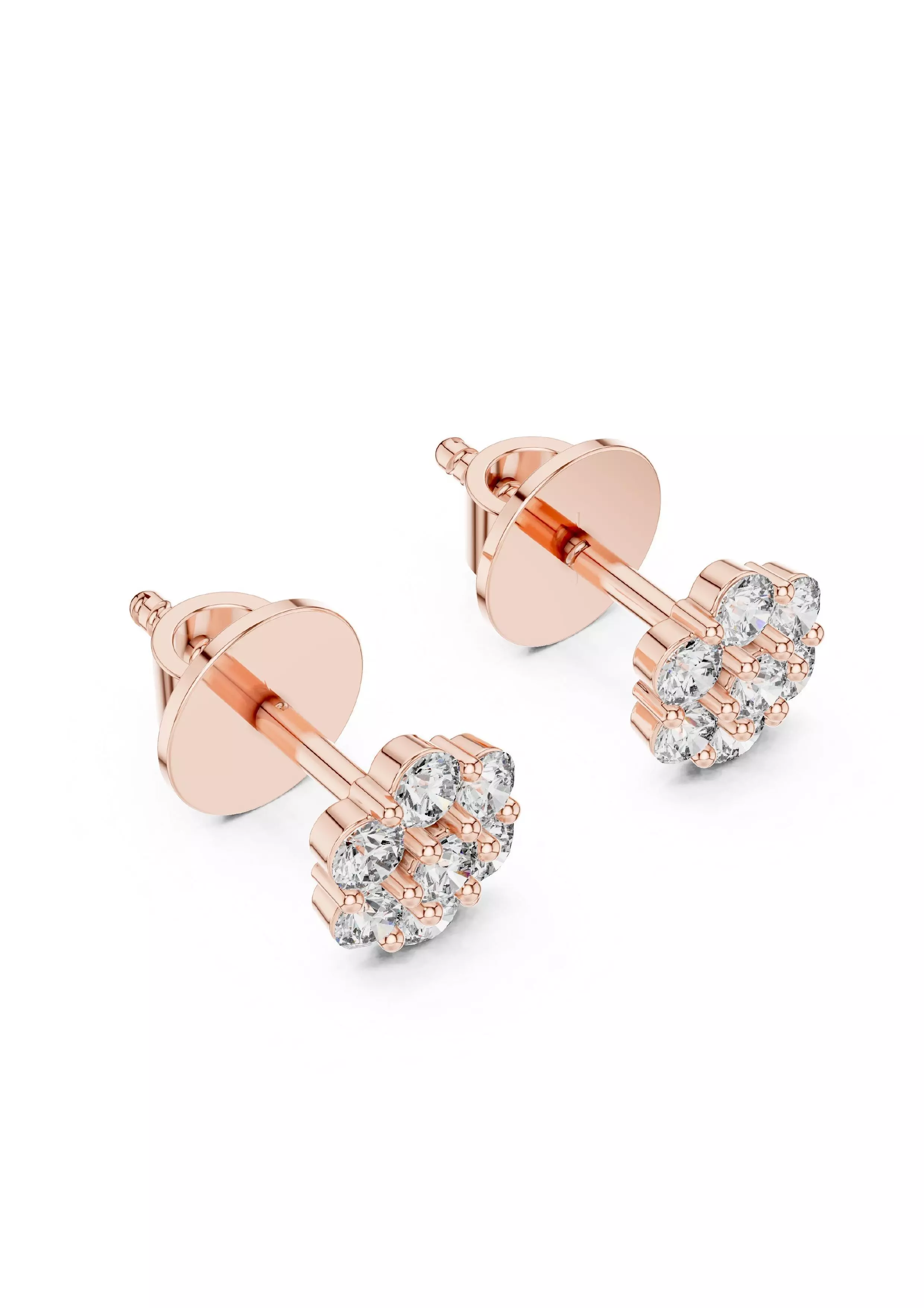 100 Solitaire Ring Earrings Pendant 3D print model_50