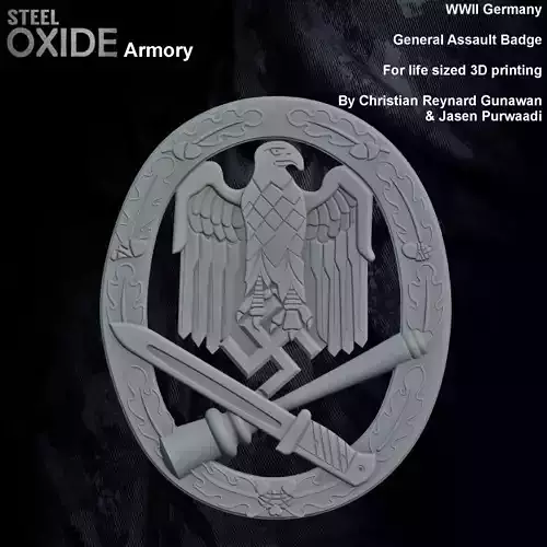 WWII German General Assault Badge