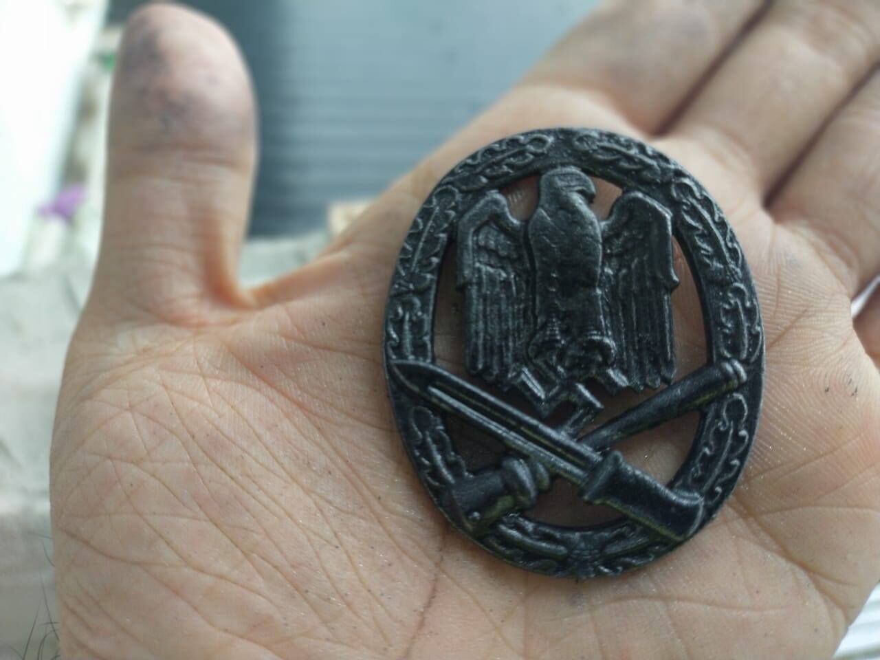 WWII German General Assault Badge 3D print model_2