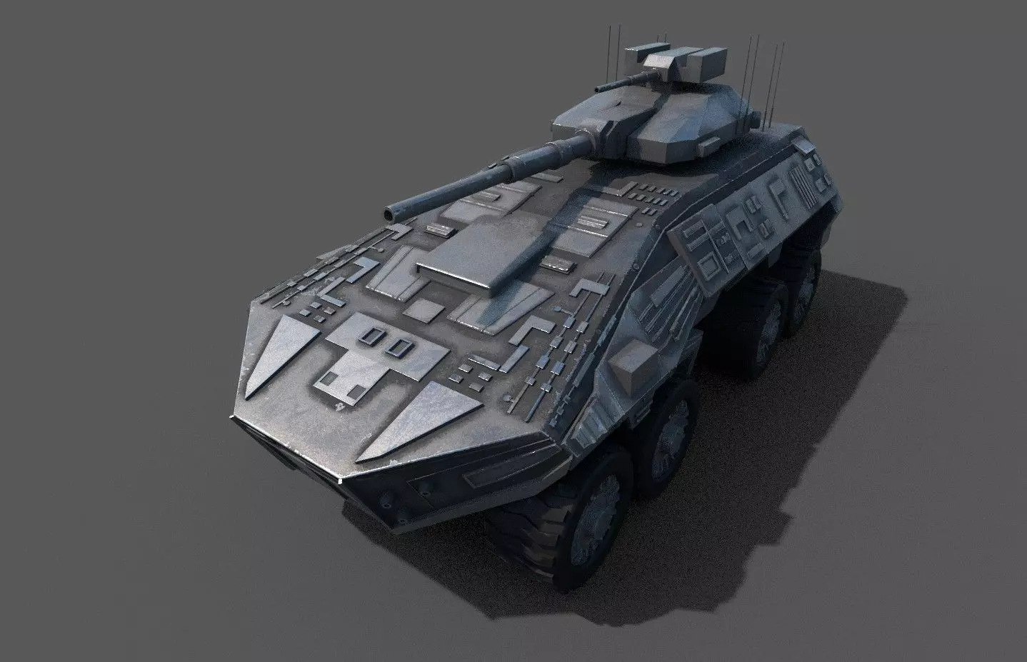 High-Quality 3D Tank Model  Low-poly 3D model_0