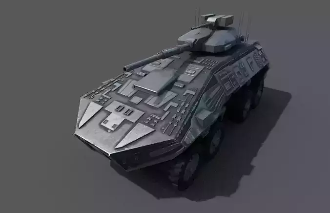 High-Quality 3D Tank Model 