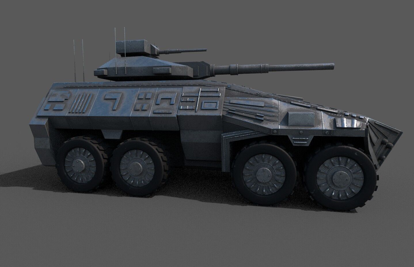 High-Quality 3D Tank Model  Low-poly 3D model_2