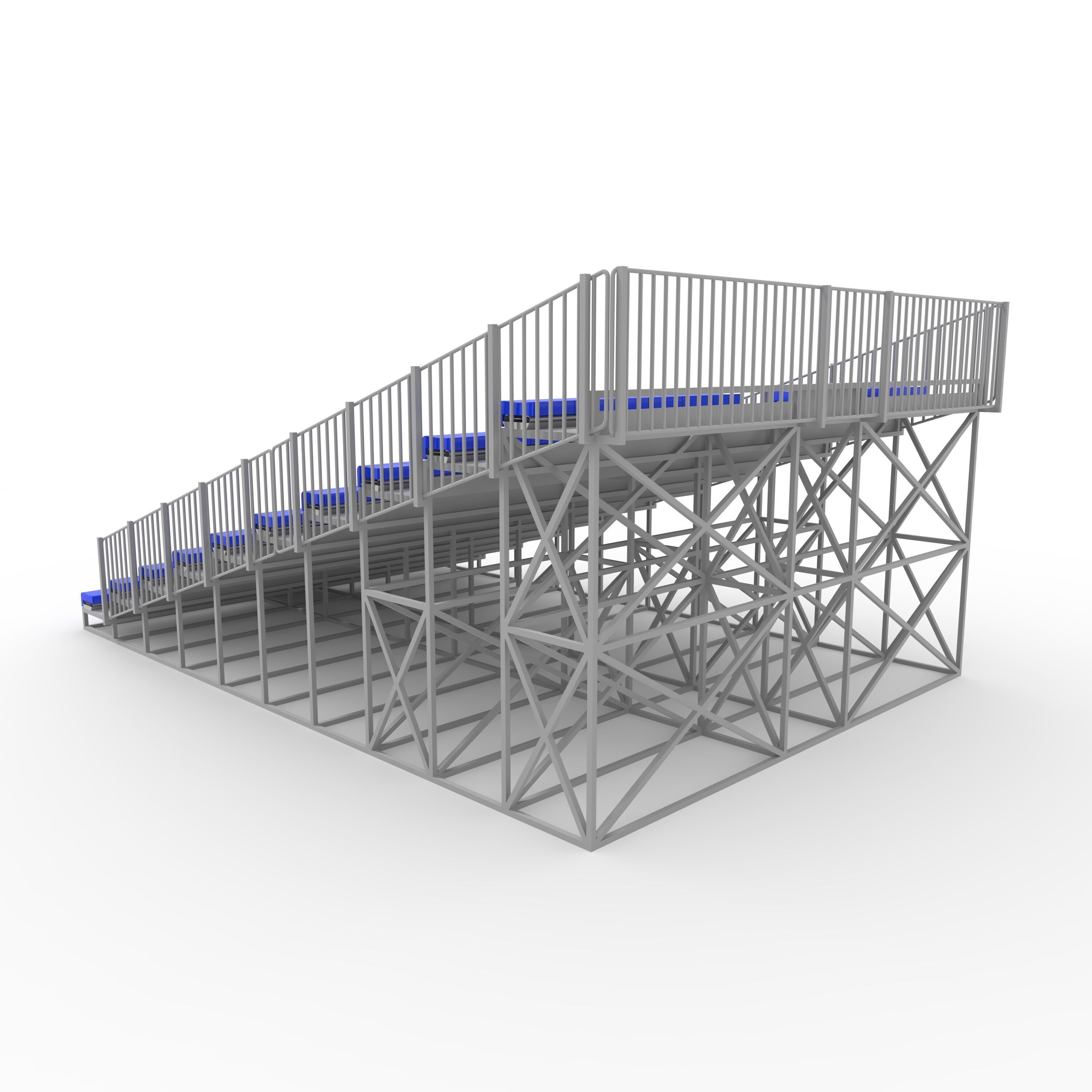 Bleachers 58 3D model_14