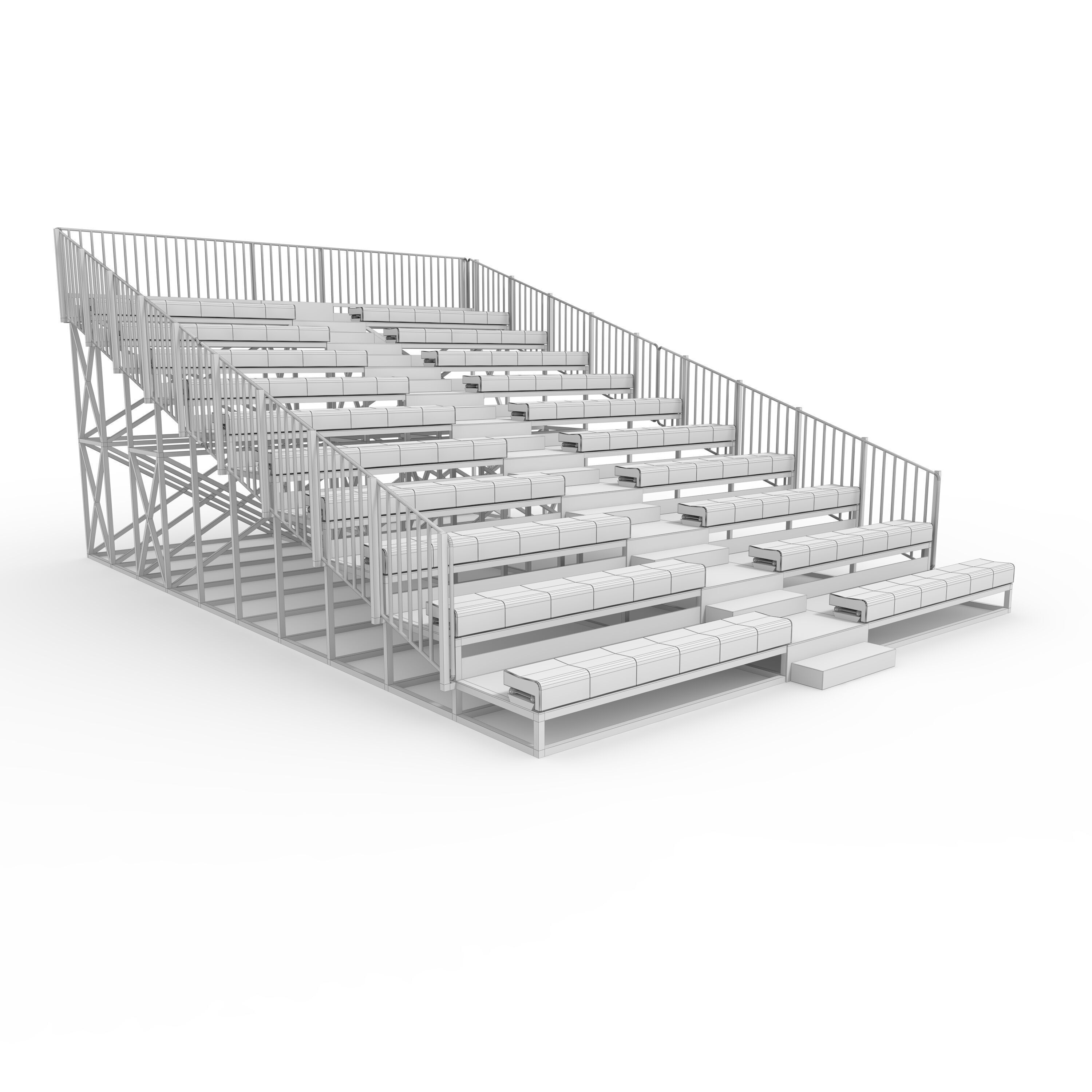 Bleachers 58 3D model_9