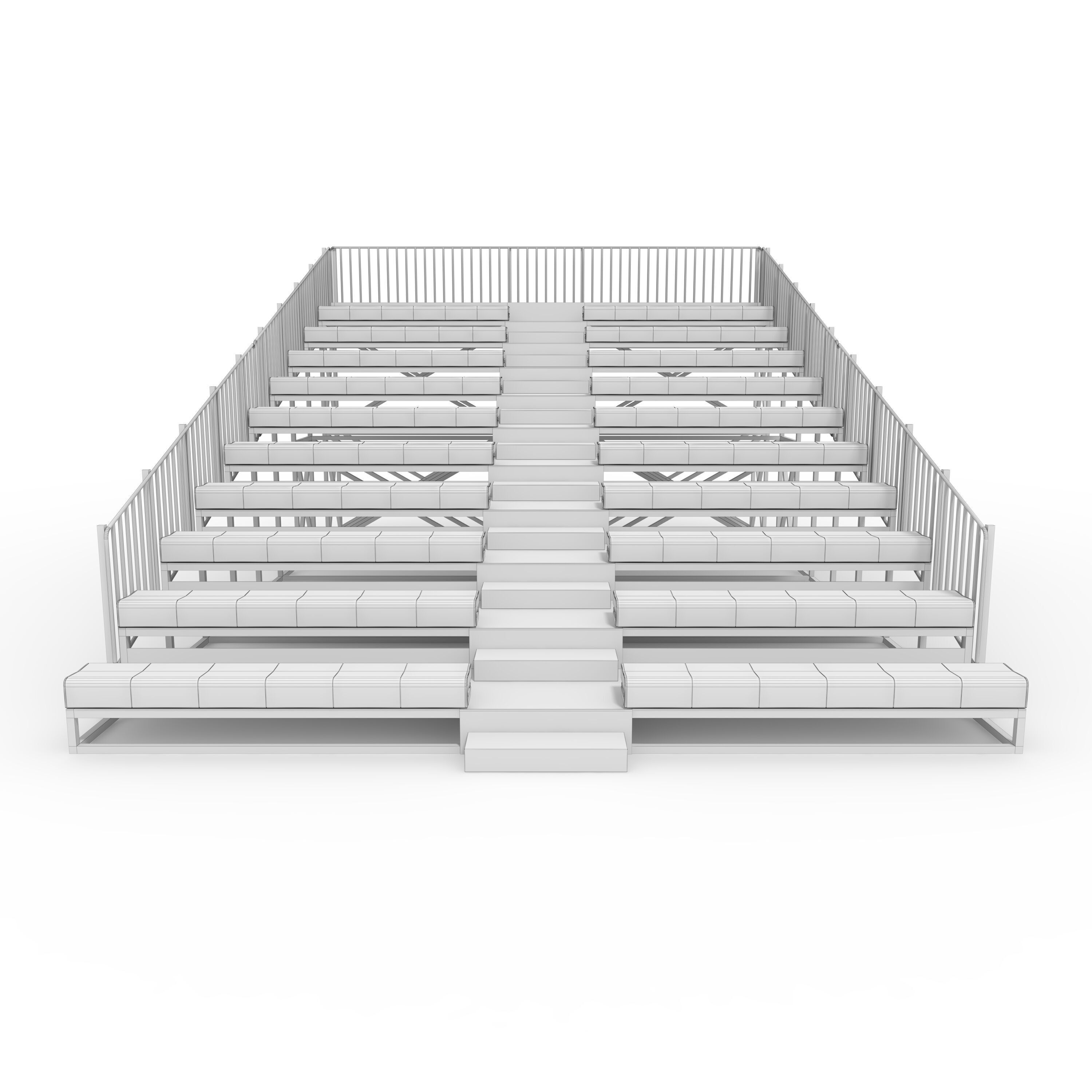 Bleachers 58 3D model_11