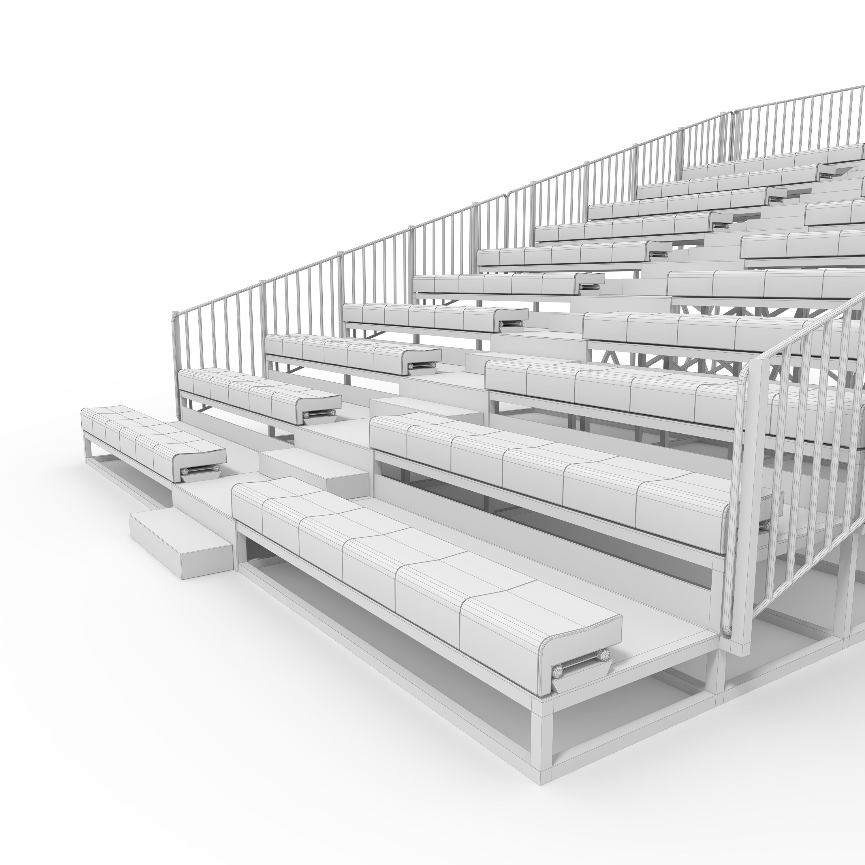 Bleachers 58 3D model_21