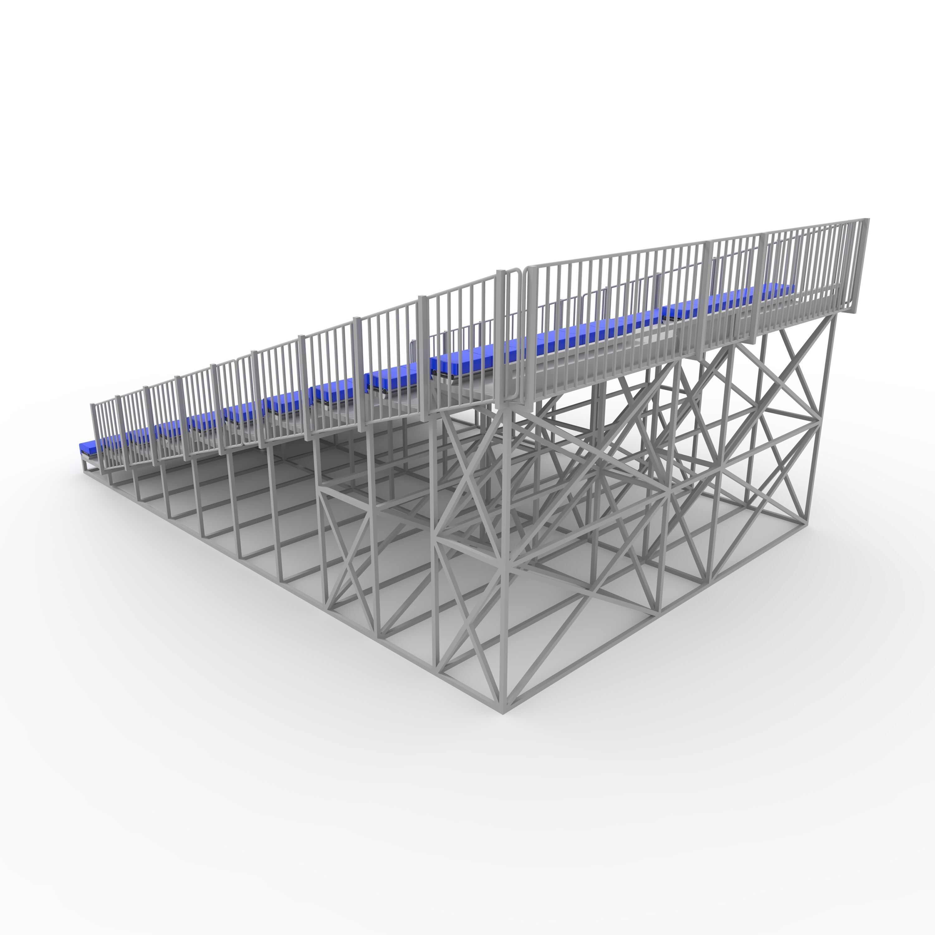 Bleachers 58 3D model_6
