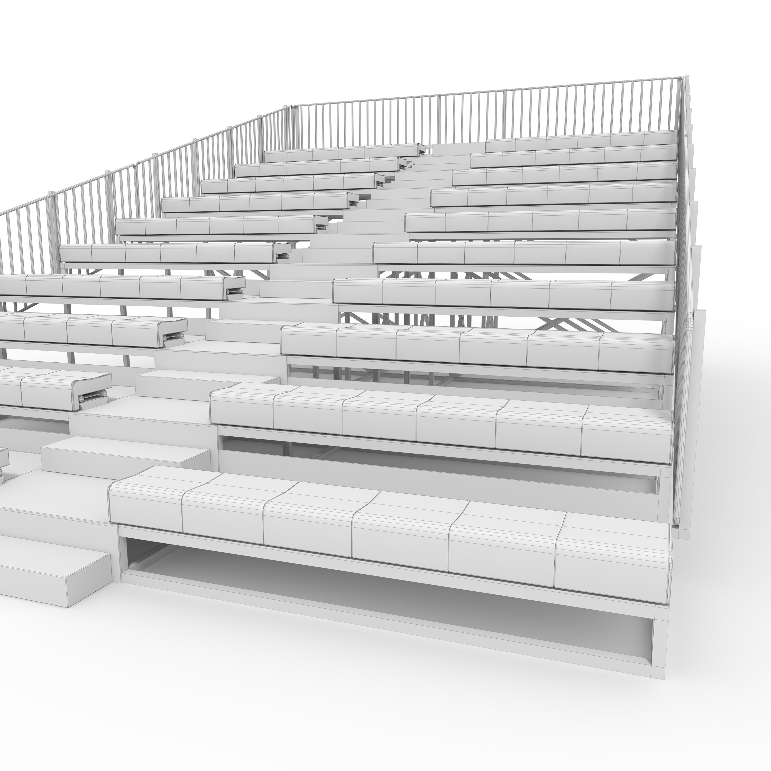Bleachers 58 3D model_23