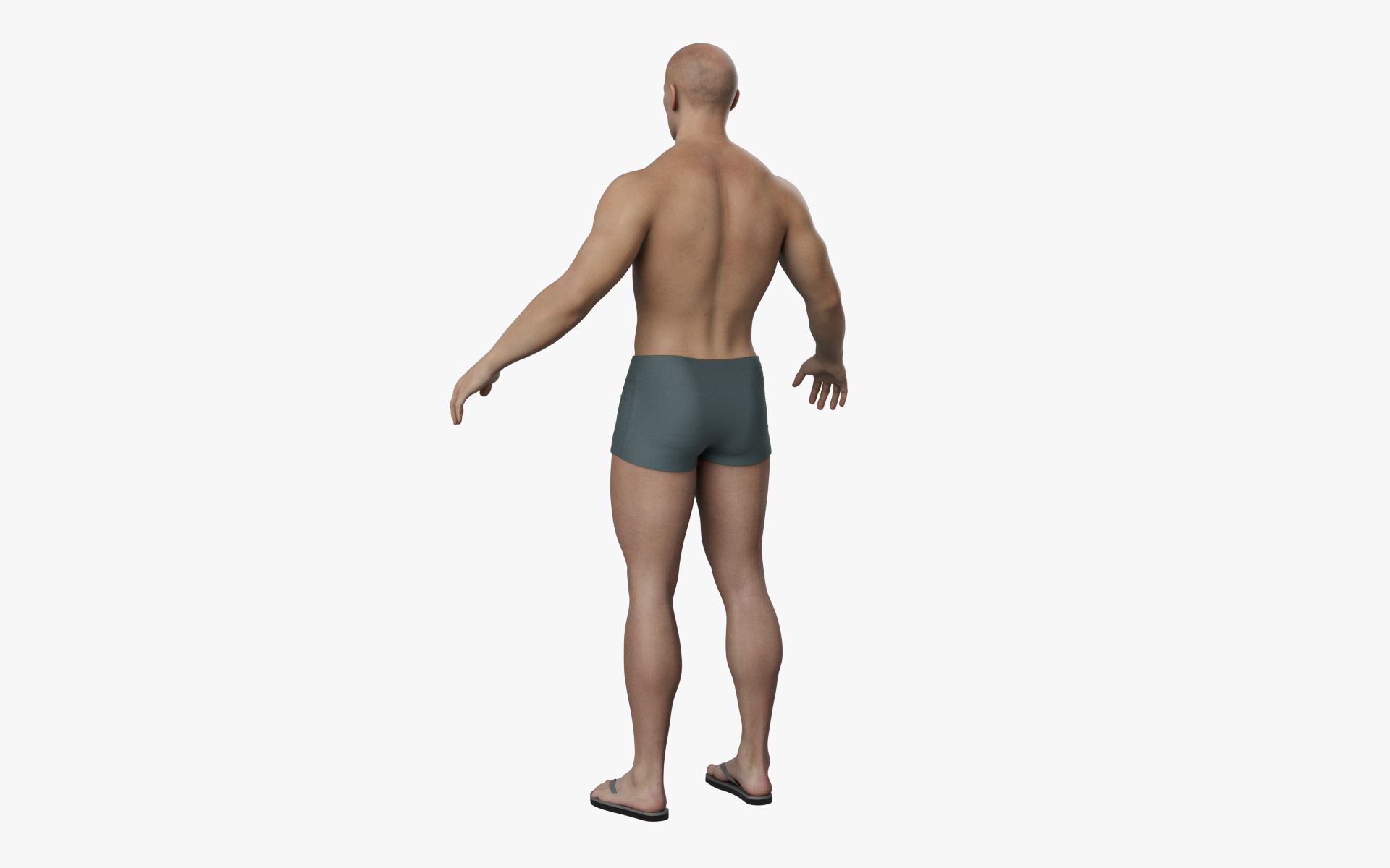 CUSTOM MALE HEAD - BODY MESH FOR METAHUMAN UNREAL ENGINE 5 READY 3D model_10