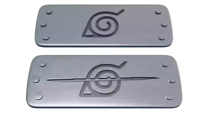 Naruto Head Bands 3D print model