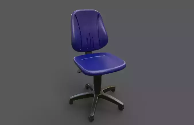 High-Quality 3D Office Chair Model