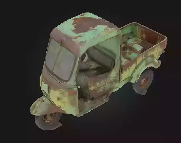 Rusty Relic  Weathered Remains of a Forgotten Era