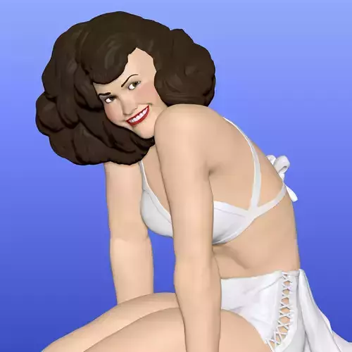 Twinkle Toes Pin-up 3D Print