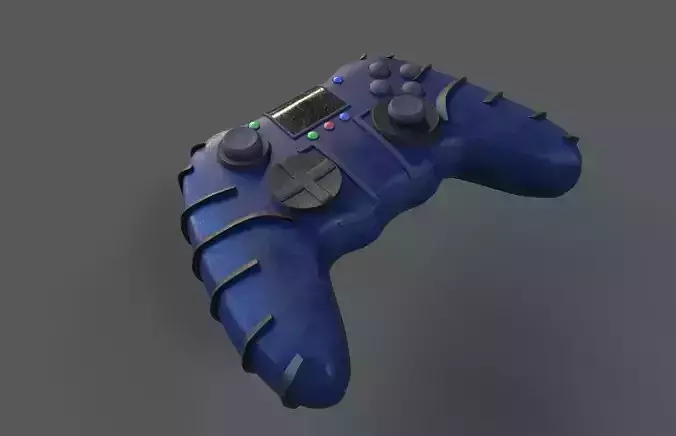 High-Quality 3D gamer control Model Low-poly 3D model