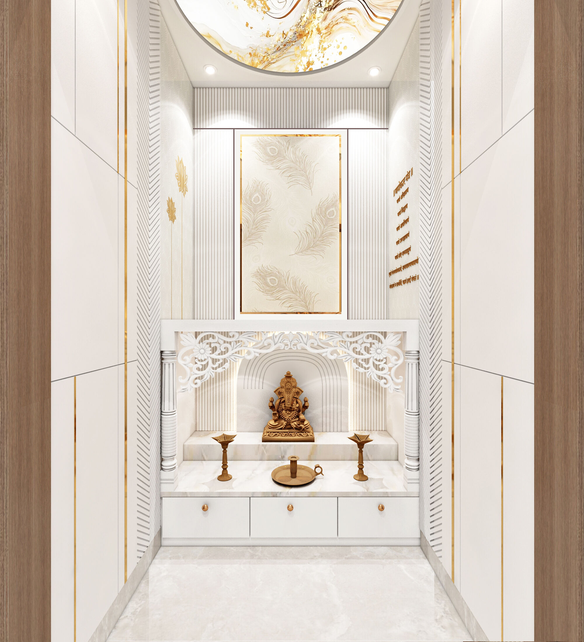 Temple 10 Low-poly 3D model_2