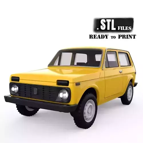 Lada Niva 3D Printable Scale Model RC or Static STL Files