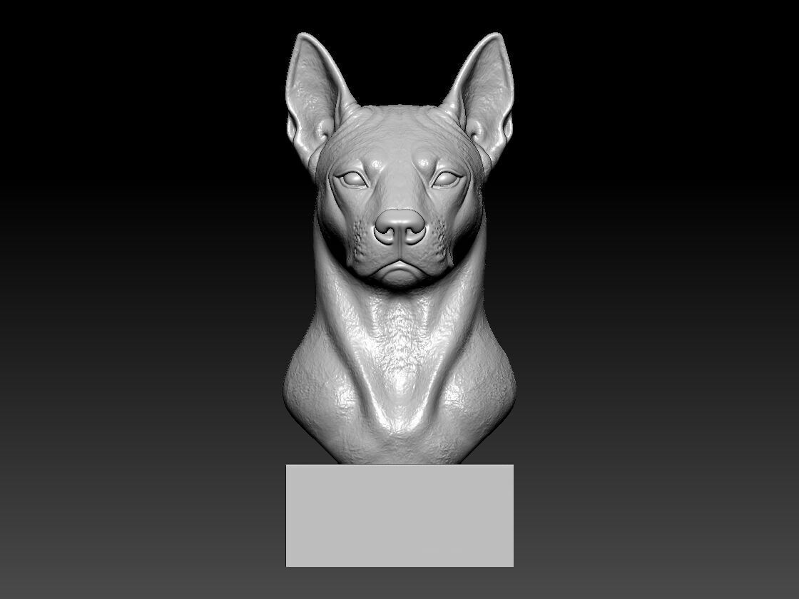 Red Thai Ridgeback Dog model - 3D print 3D print model_1