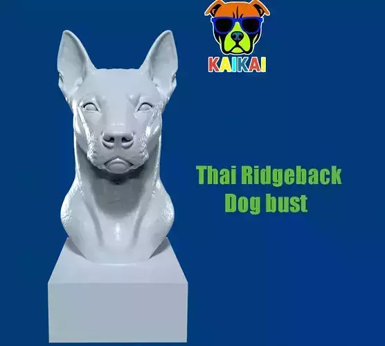 Red Thai Ridgeback Dog model - 3D print 3D print model Red Thai Ridgeback Dog model - 3D print 3D print model