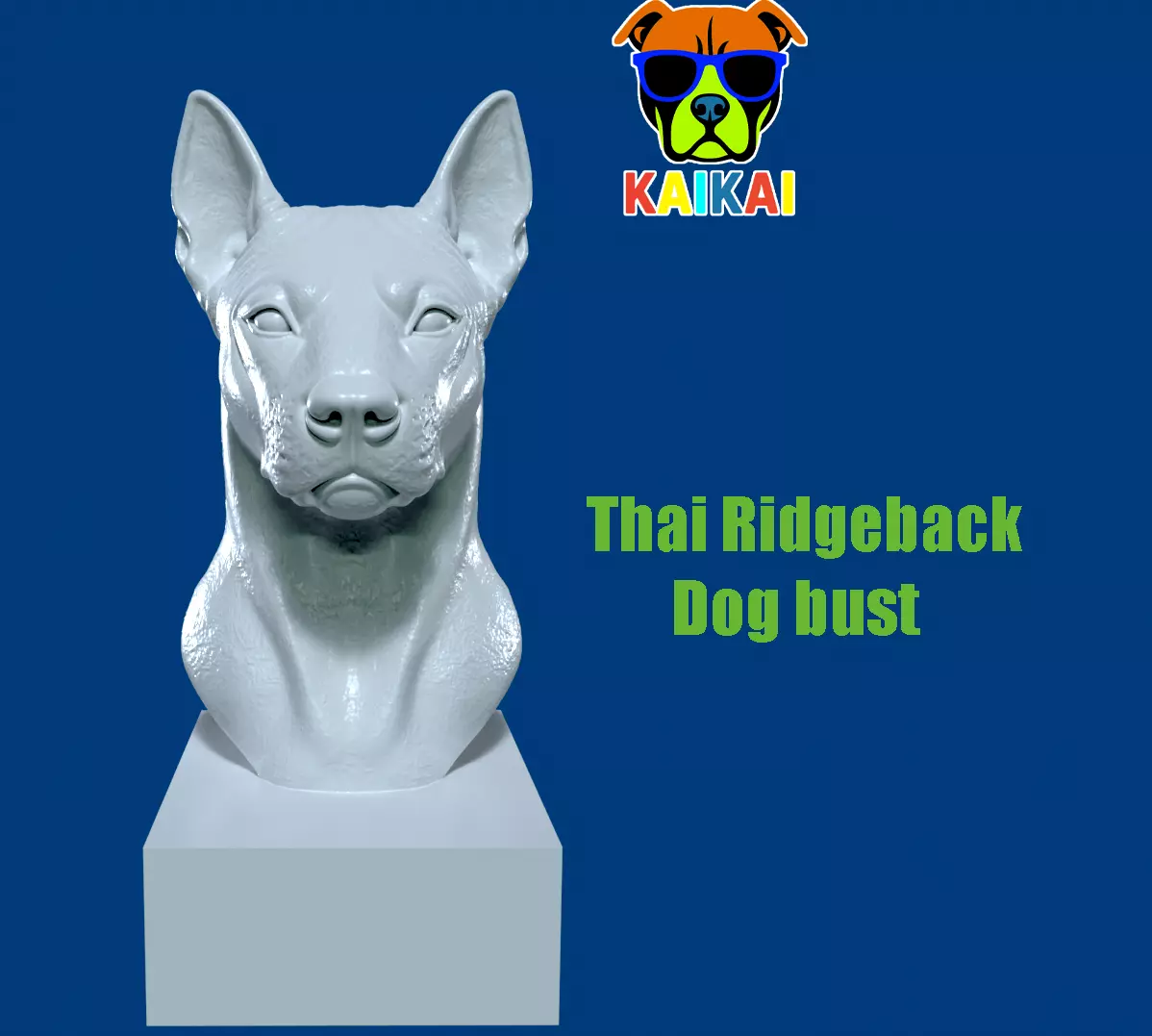 Red Thai Ridgeback Dog model - 3D print 3D print model_0