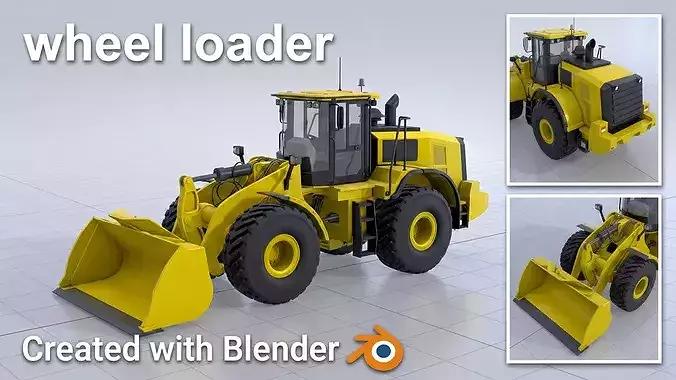 Wheel Loader yellow 