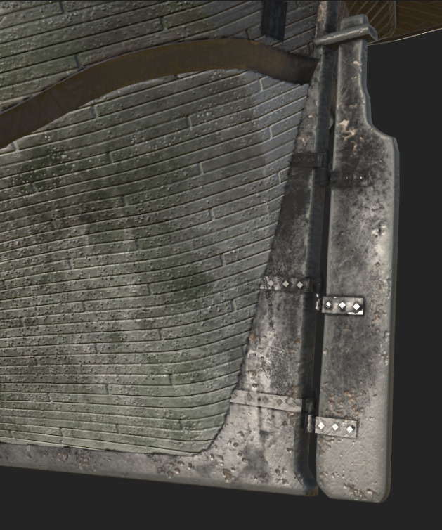 3D Galleon model with UV unwrap and textures 3D model_4