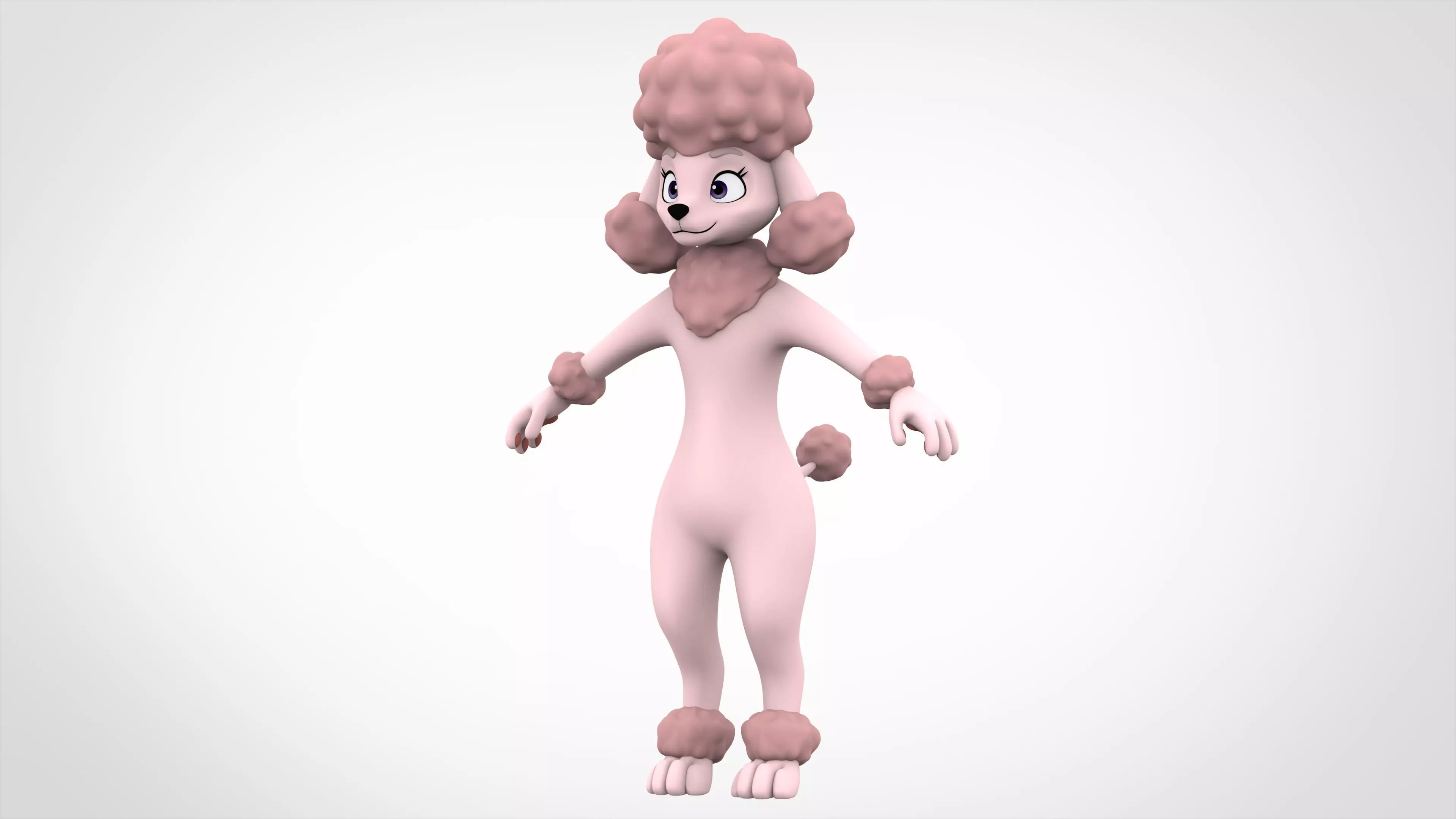 Poodle 3D model_0