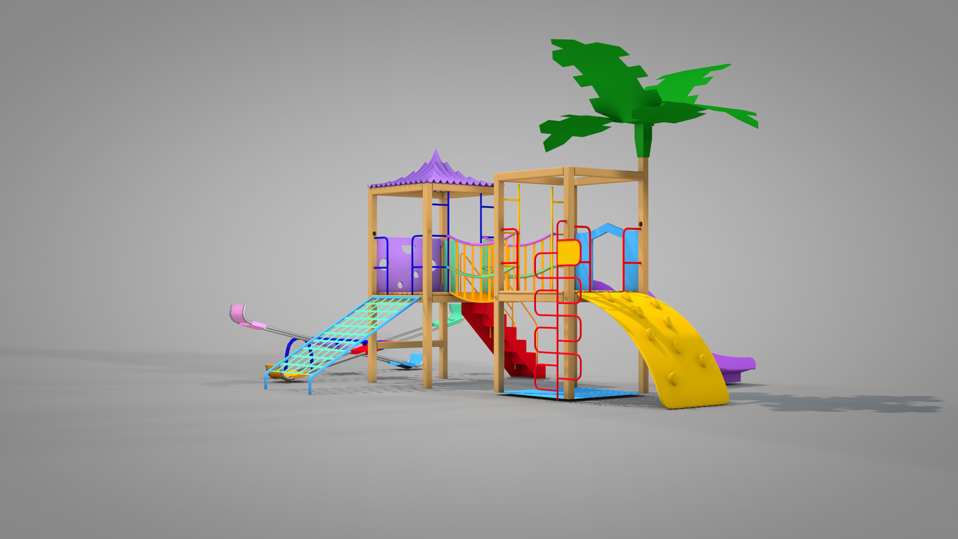 Playground Allegro 3D model_7