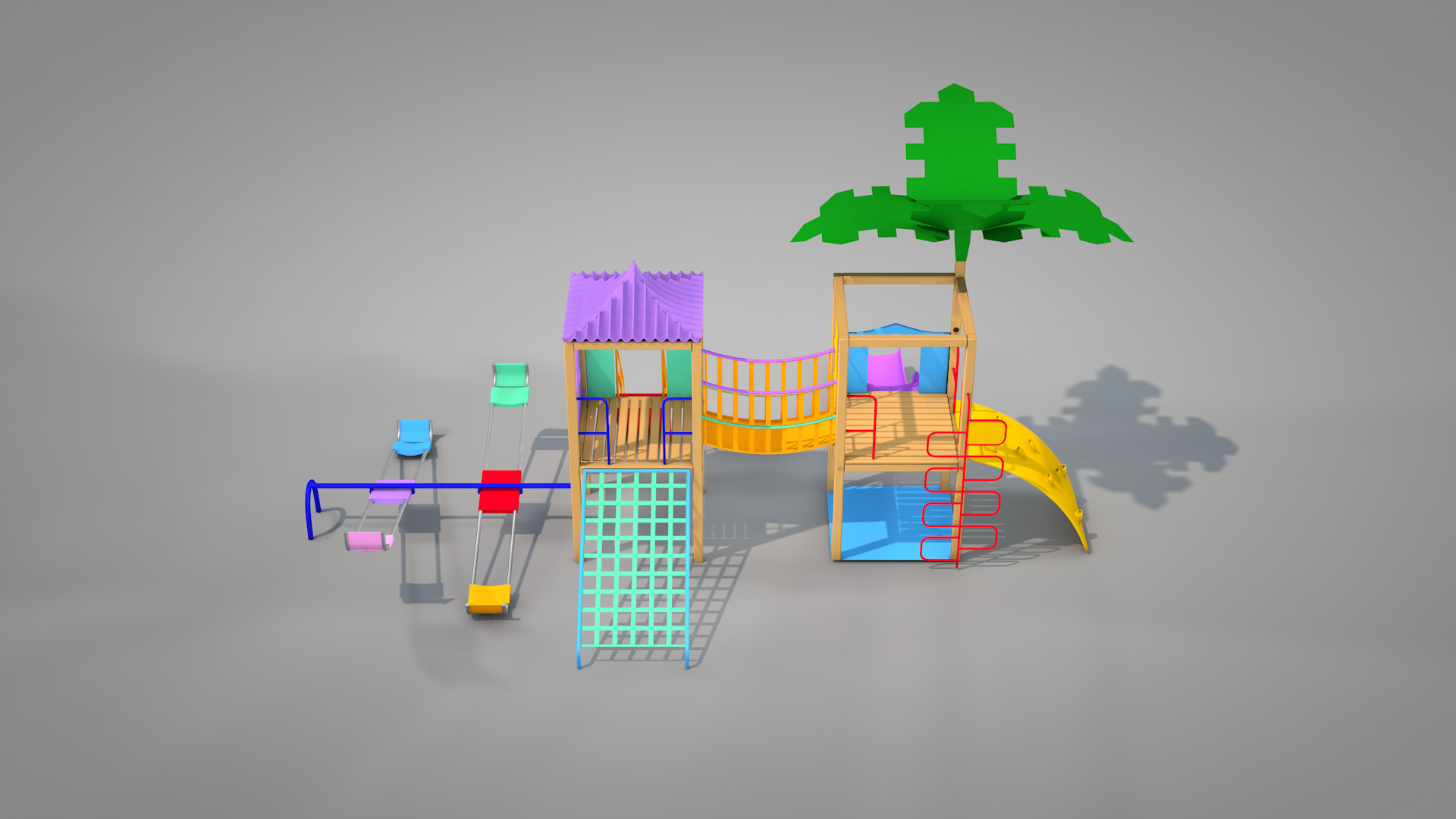Playground Allegro 3D model_2