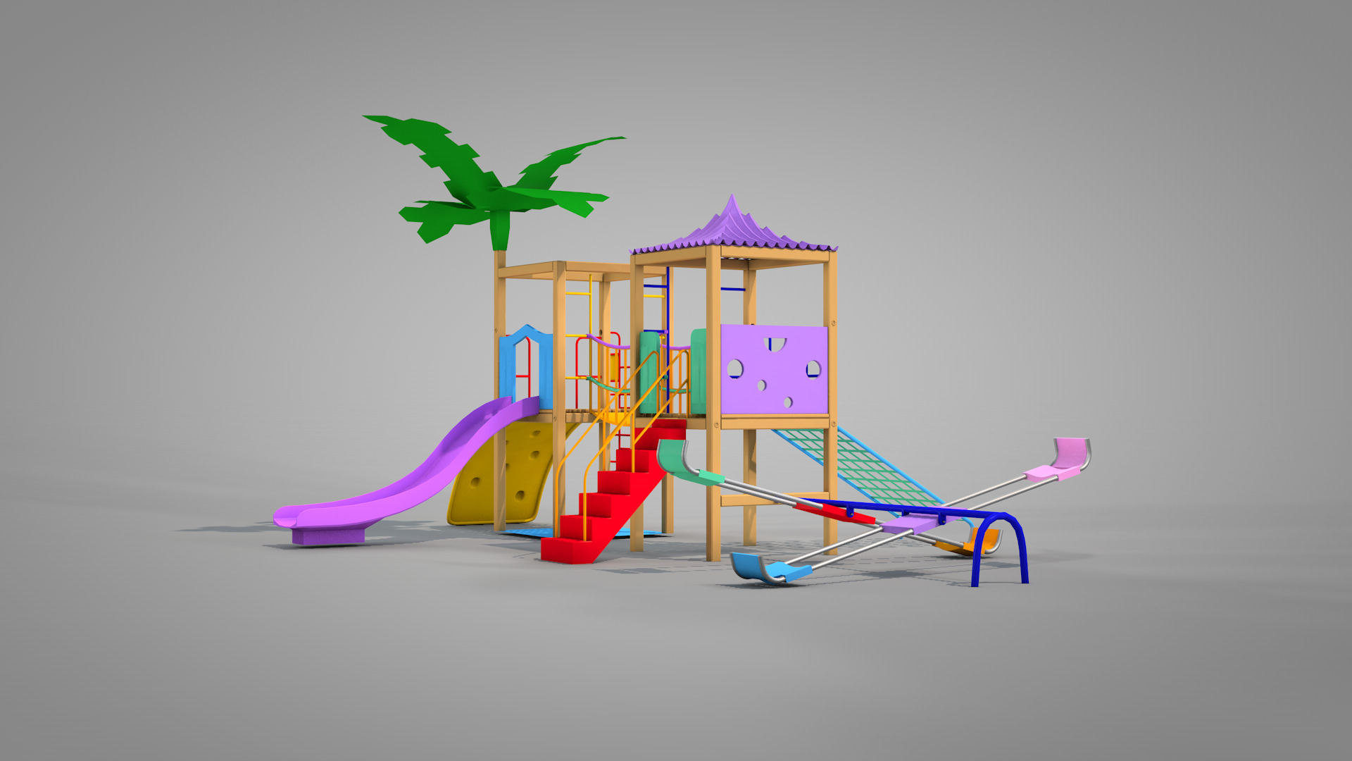 Playground Allegro 3D model_10