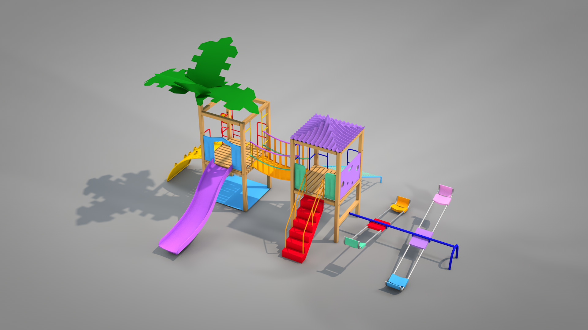 Playground Allegro 3D model_13