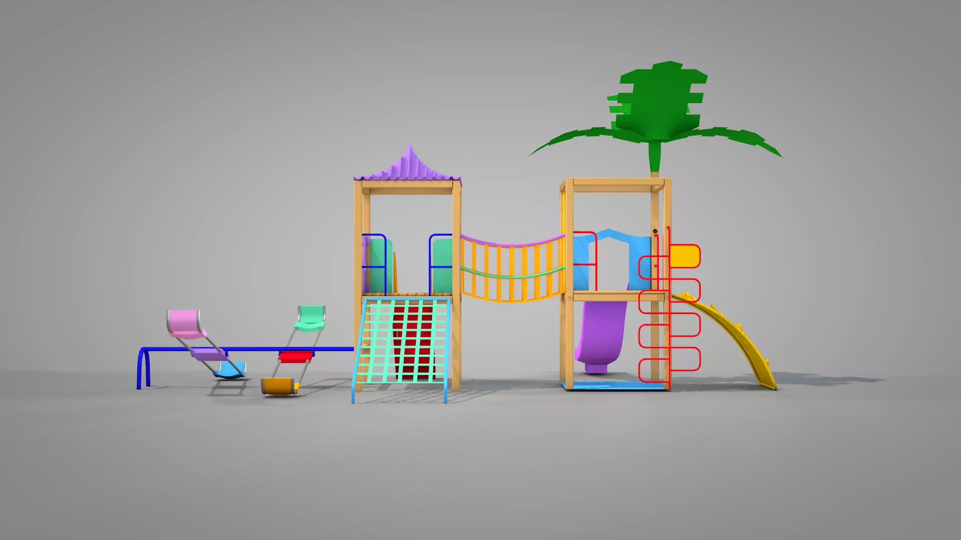 Playground Allegro 3D model_0