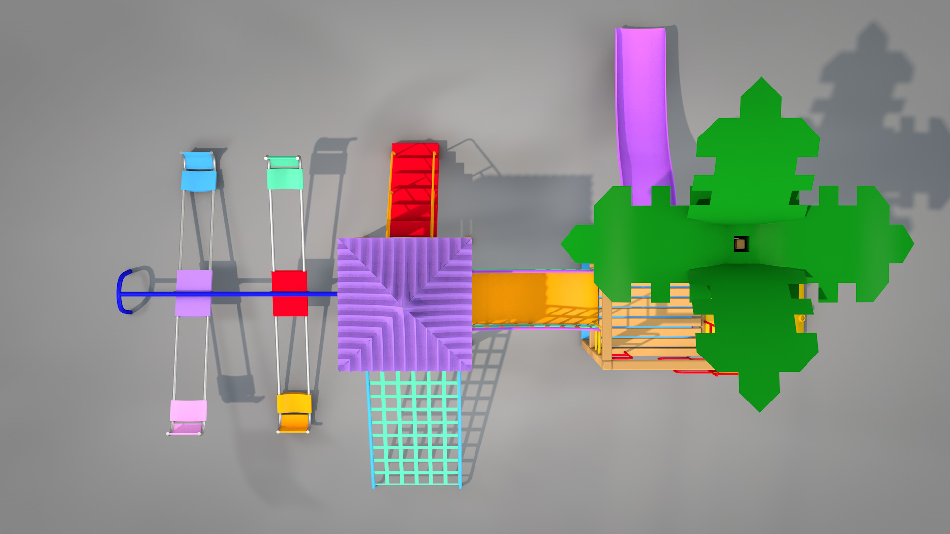 Playground Allegro 3D model_5