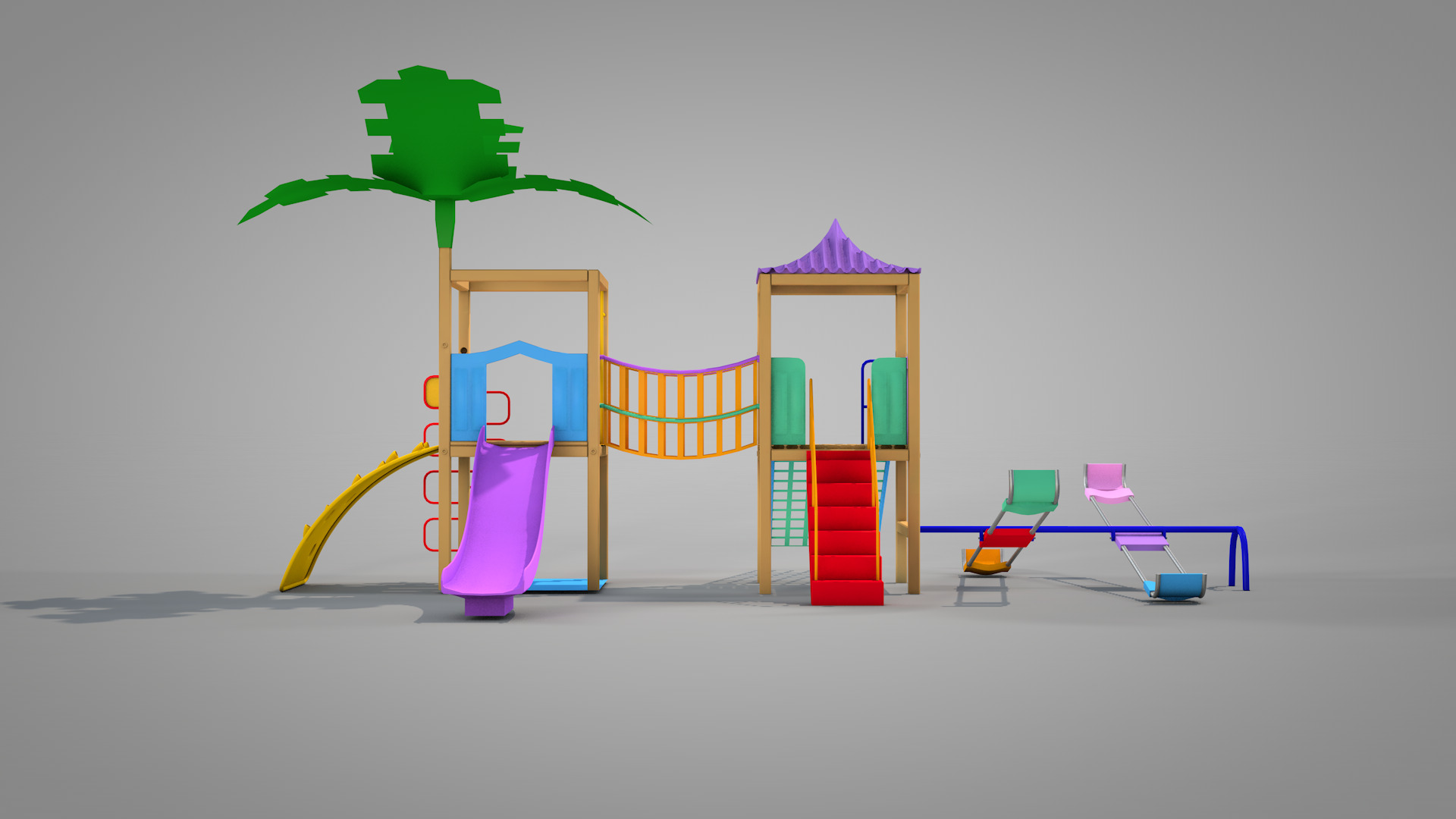 Playground Allegro 3D model_9