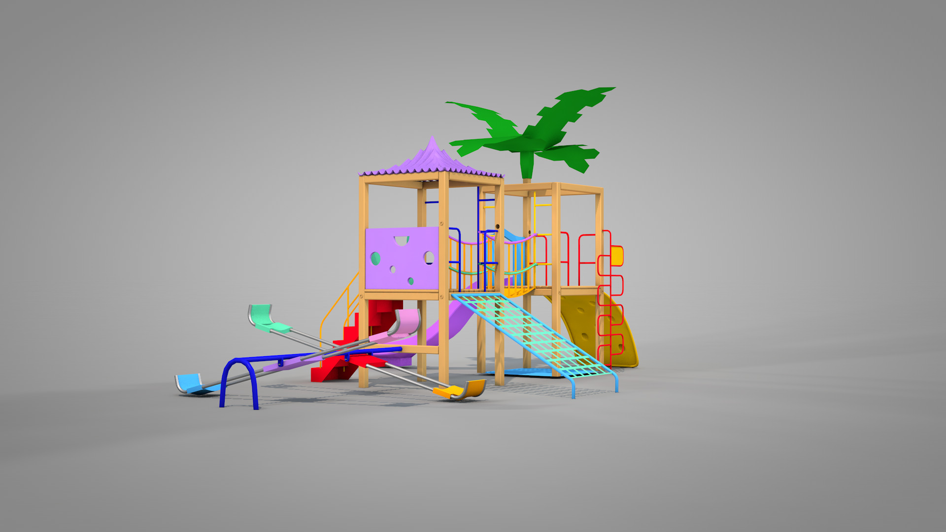 Playground Allegro 3D model_11