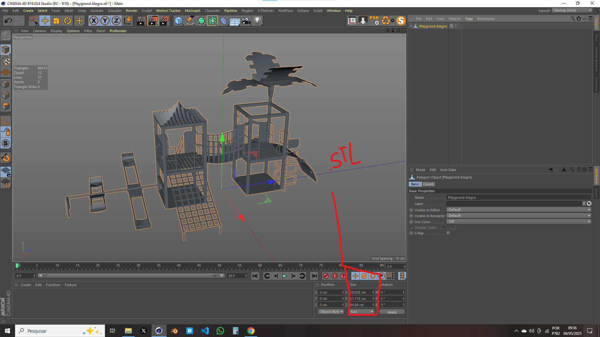 Playground Allegro 3D model_14