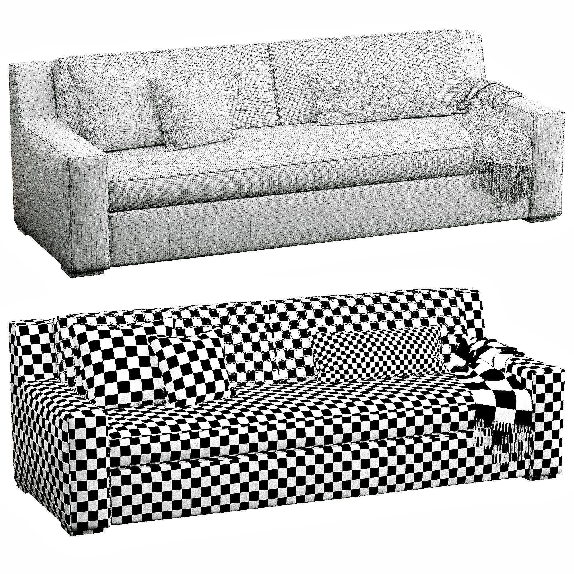 Restoration Hardware Modena 3D model_7