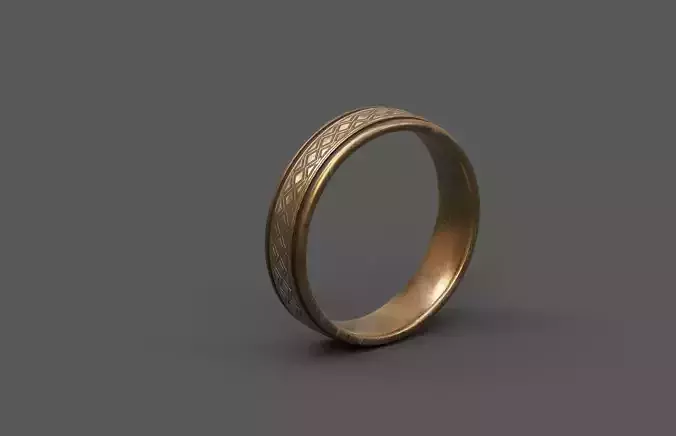 High-Quality 3D Ring Model