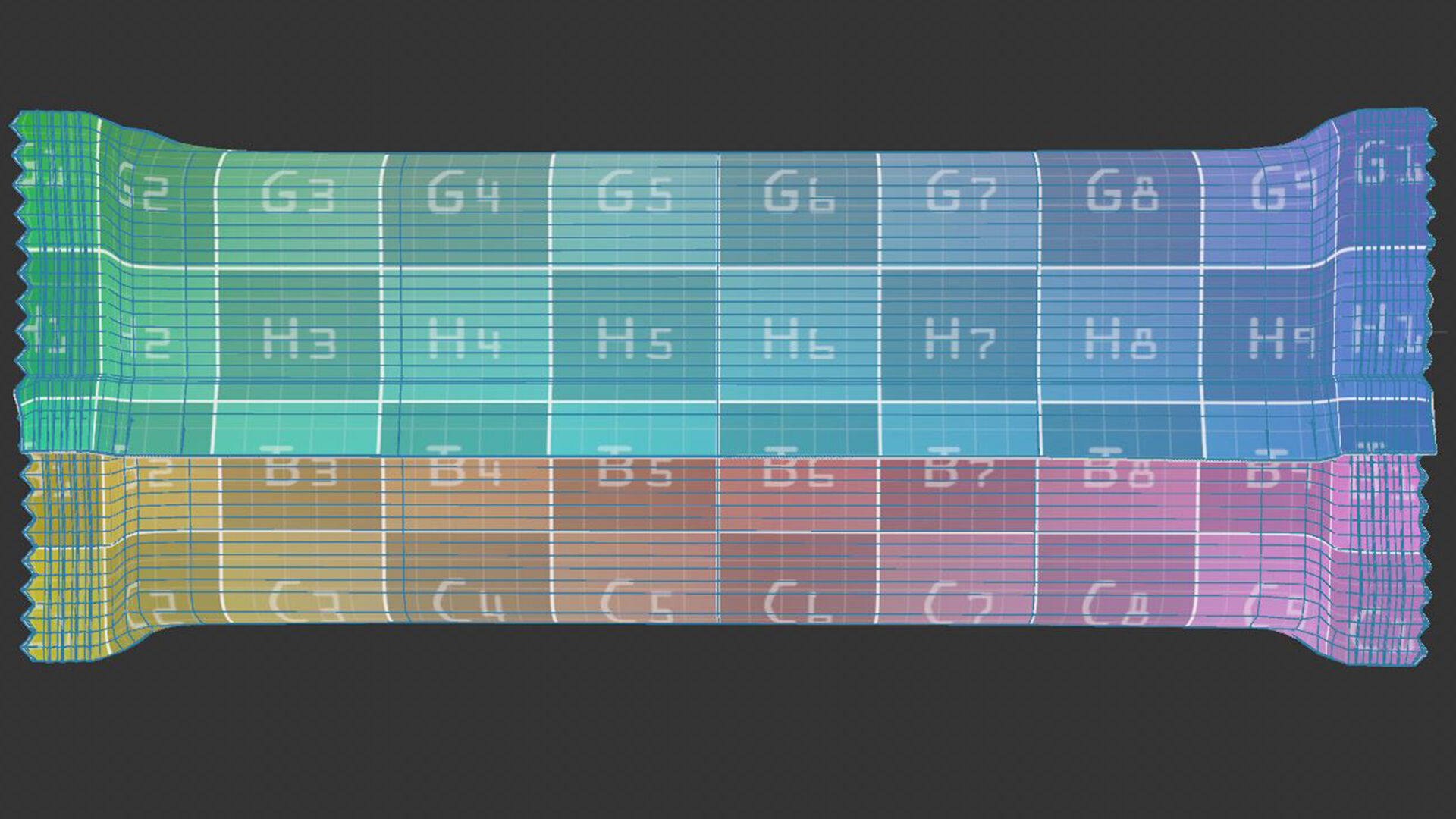 Packaging For Chocolate Bar 3D model_19