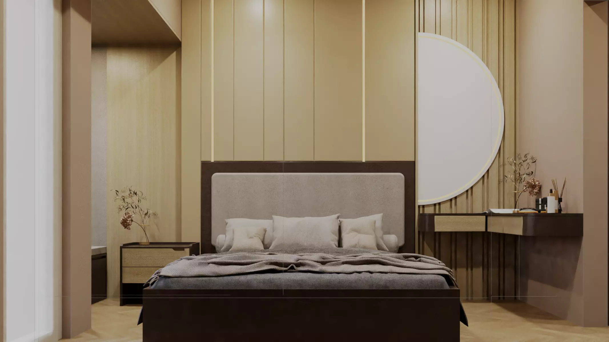 Compact Apartment Interior 3D Scene Low-poly 3D model