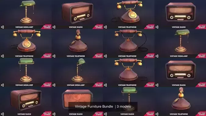 Vintage Furniture Bundle 