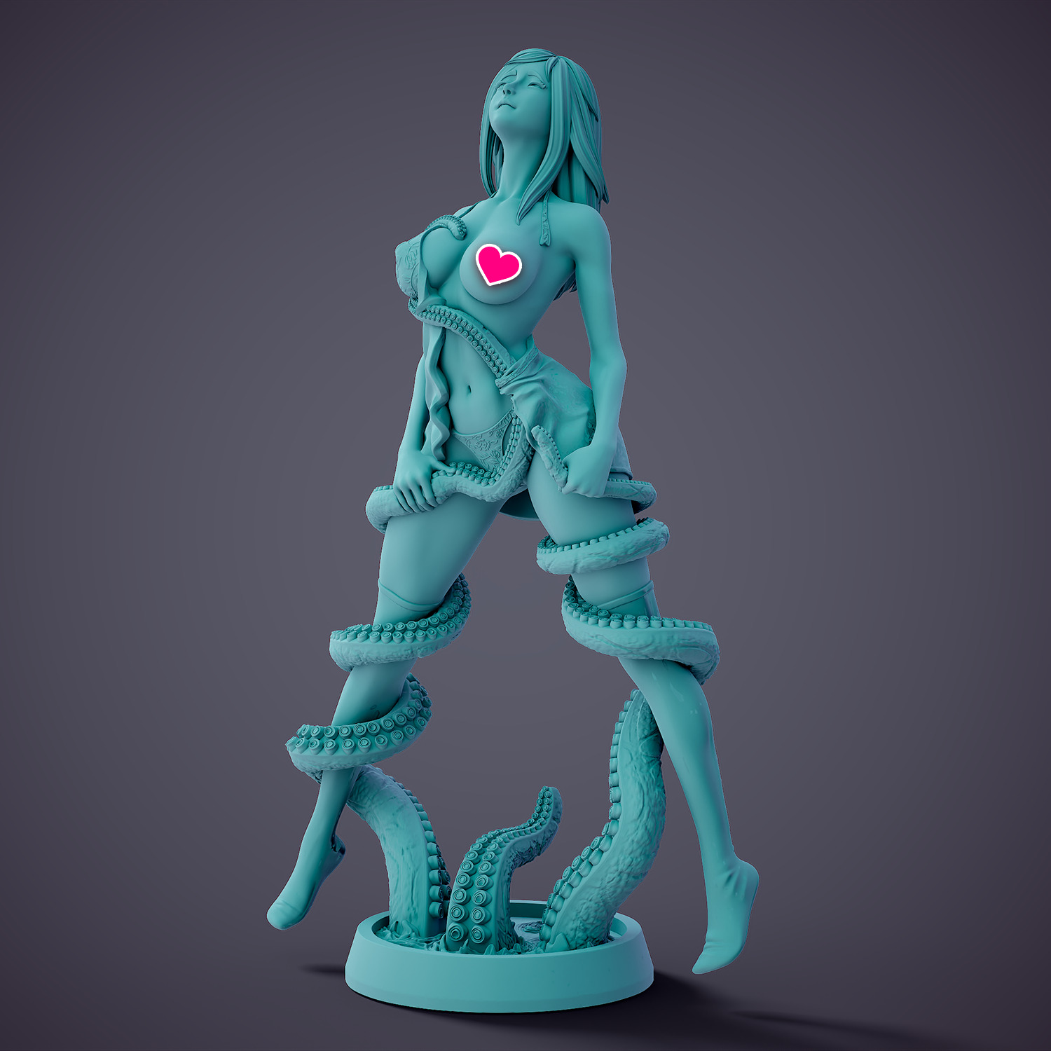 Tentacle attack - c 3D print model_27
