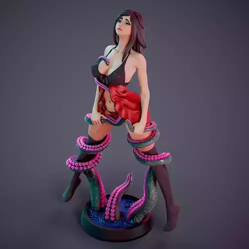 Tentacle attack - c 3D print model
