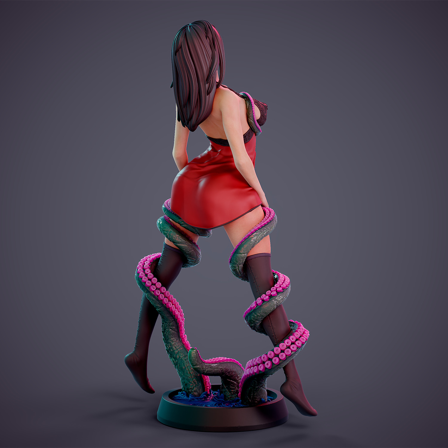 Tentacle attack - c 3D print model_19